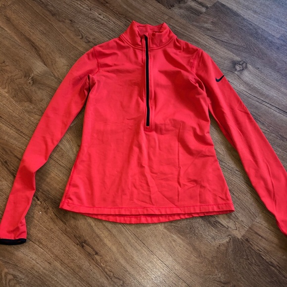 Nike Tops - Burnt Orange Women’s Nike Quarter Zip